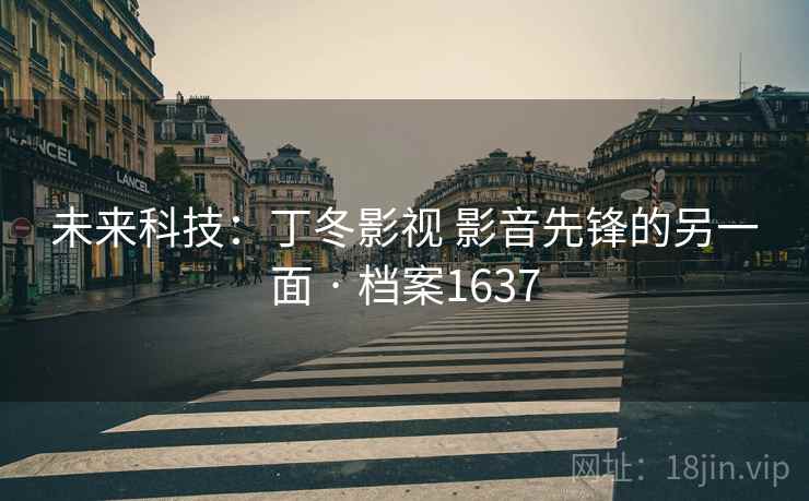未来科技：丁冬影视 影音先锋的另一面 · 档案1637