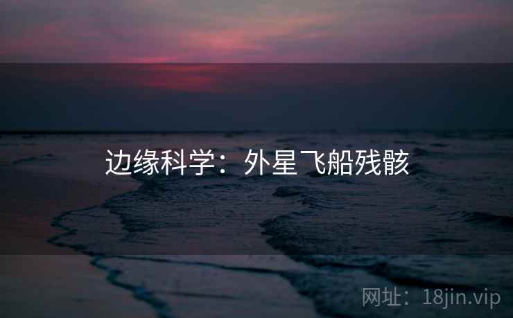 边缘科学：外星飞船残骸