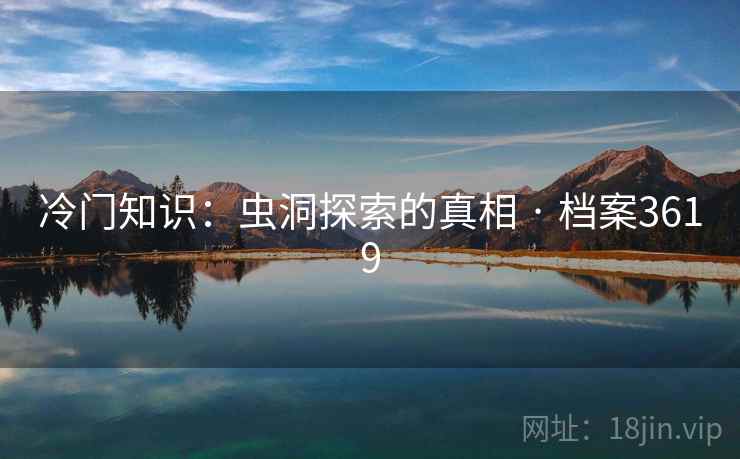 冷门知识：虫洞探索的真相 · 档案3619