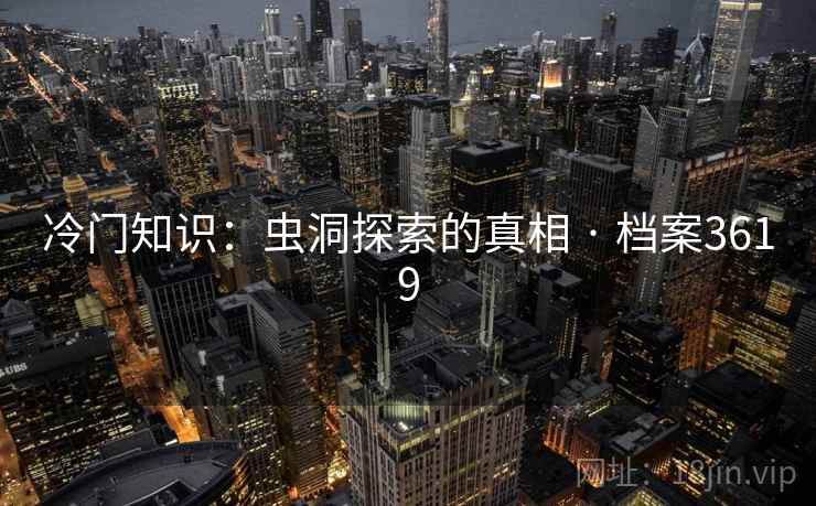 冷门知识：虫洞探索的真相 · 档案3619